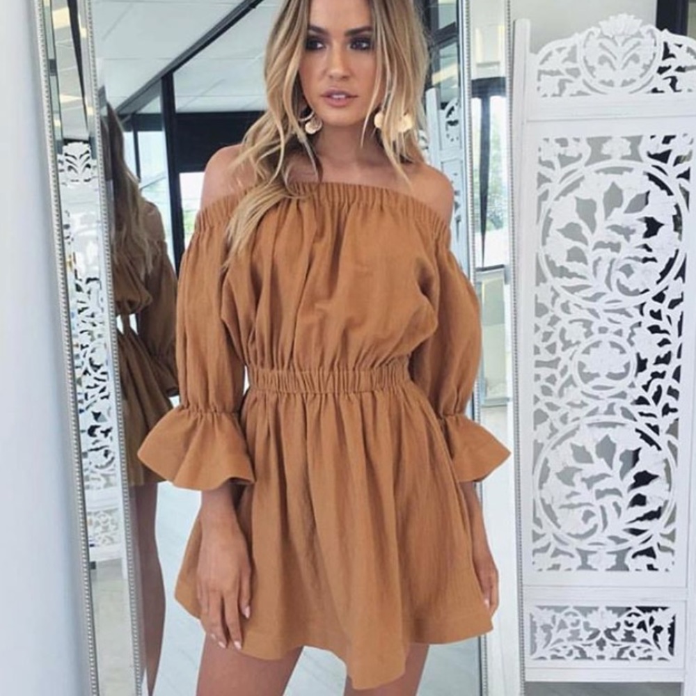 Off the shoulder dress